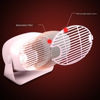 Mini radiateur électrique de bureau en céramique PTC à chauffage rapide avec protection contre la surchauffe, design petit soleil, pour les températures inférieures à 10°C