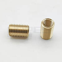Insert fileté sur mesure en laiton et cuivre, avec filetage interne et externe, pas grossier ni fin, normes UNC UNF BSF BSW DIN ISO ANSI