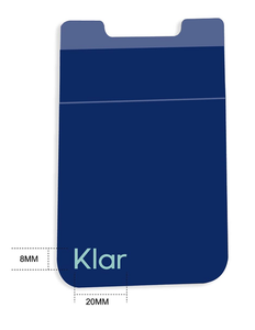Porte-cartes adhésif pour téléphone portable en tissu à double sécurité MM - Product Image 4
