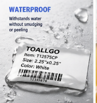 2.25x0.75 Inch BPA Free Thermal <b>Labels</b> 1700PCS Per Roll with Easy Tear Line for Shipping - Product Image 2