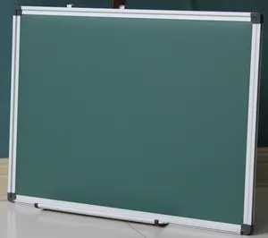 教育用磁性黑板绿色粉笔板铝框学校教室黑板