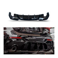 Pour BMW Série 4 G22 G26 2021-2025 MP Diffuseur arrière avec paquet M Pare-chocs en fibre de carbone noir brillant Assurance qualité