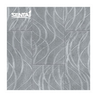 Suelo Vinílico de Clic Moderno AC5 para Interiores, Resistente al Agua, de 4-9 mm, con Base IXPE, Aspecto de Baldosa Cerámica con Patrón de Piedra
