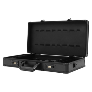 Estuche Profesional para Barbería, Maletín Portátil para Estilistas de Salón, Organizador de Herramientas de Corte de Cabello con Cerradura de Código, Negro - Product Image 3