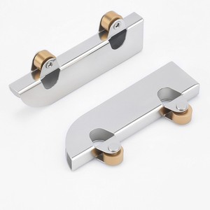 Stainless Steel Glass Pulleys 3 Mm For Door <b>Sliding</b> Systems Minimalist Design Rust Proof - Product Image 2