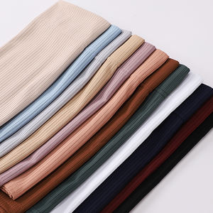 Hiyab musulmán para mujer, gorros interiores acanalados, bajo el pañuelo de tubo islámico, diadema elástica, turbante, muselman, proveedor de bufanda - Product Image 3