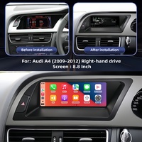 Radio para Auto con GPS Integrado de 8.8 Pulgadas, Sistema Dual Android, CarPlay Inalámbrico, DSP, para Audi A5/A4 B8 2009-2016, con Tarjeta SD de 1 Año