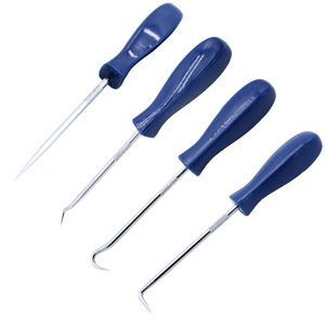 Kit de Herramientas para Reparación de Automóviles, Juego de 4 Piezas de Extractores de Sellos de Aceite de Acero Inoxidable con Mango Azul - Product Image 3