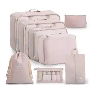 8 Stuks Set Reisbagage Organizer Verpakking Groothandelsprijs Verpakking Kubussen Set Voor Reisverpakking Kubus Set