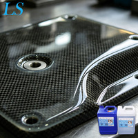 Kit de résine époxy de qualité automobile haute dureté pour revêtement transparent en fibre de carbone, infusion et laminage pour pièces automobiles