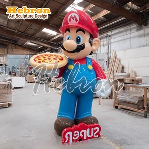 Escultura Decorativa Navideña de Anime Pintada a Mano y Personalizada de Fábrica, Estatua de Resina de <span class=keywords><strong>Mario</strong></span> <span class=keywords><strong>Bros</strong></span> en 3D - Product Image 6