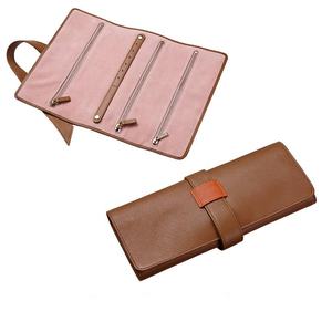 Sac à roulettes de bijoux de voyage en plein air en cuir de haute qualité, collier pour femme, sac à bijoux shopping - Product Image 5