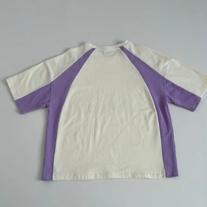 T-shirt imprimé à l'écran pour homme en gros, t-shirt surdimensionné pour homme, manches courtes, t-shirts à blocs de couleur, fabricants de t-shirts pour hommes - Product Image 2