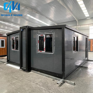 2-slaapkamer prefab verplaatsbare mini-container villa, milieuvriendelijk prefab, draagbaar, uitbreidbaar huis, klein modulair huis - Product Image 1