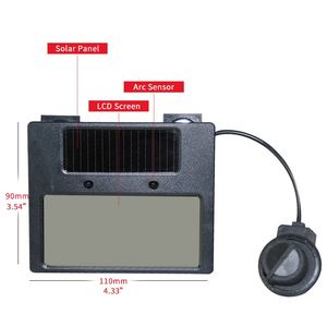 หน้ากากเชื่อมไฟฟ้า True Color พร้อมแบตเตอรี่พลังงานแสงอาทิตย์ ปรับแสงอัตโนมัติ สำหรับเชื่อม TIG MIG MMA MAG KR KC รุ่นใหม่ ปุ่มควบคุมอัจฉริยะ - Product Image 5