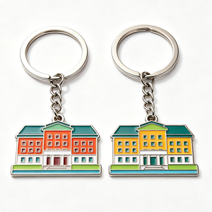 Wholesale Fashionable Lotus Shape Alloy Material Keychain From Guangdong - Product Image 4