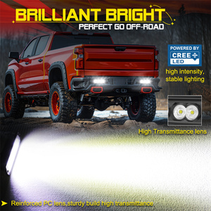 Hyper Spot Beam 7.8 pouces encastré 60W pare-chocs avant <span class=keywords><strong>12V</strong></span> Led voiture Spot antibrouillard arrière feu de recul - Product Image 3