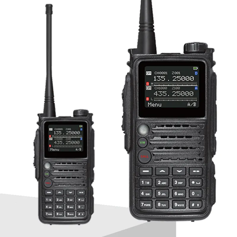 HLM-6100 walkie talkie rádio portátil VHF/UHF original de longo alcance para DMR Digital