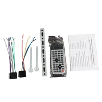 Autoradio MP3/DVD simple DIN avec 2 sorties vidéo et 1 sortie audio AUX FM et micro pour divertissement en bus 12-24V – Vente chaude usine