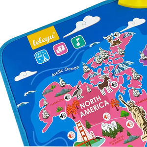 Chất lượng cao nói Poster Thế Giới bản đồ học tập bảng xếp hạng cho trẻ em Đồ chơi giáo dục - Product Image 6