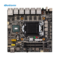 Mini PC Barebone con 6 Puertos LAN Intel I210 LGA1151 para CPU Core de 6ª a 9ª Generación, Firewall, Router, Refrigeración Activa