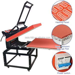 Custom Size 80 X 100 Large Format Sublimation Heat Press Machine Easy-to-Operate Manual T-shirt Press