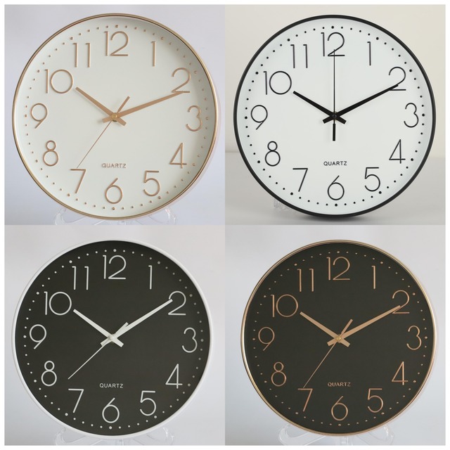 Wall Clock Infinity Time Clock Wholesale Luxury Modern Wholesale OEM Factory 12 Inch Wall Hanging Analog Single Face Clock