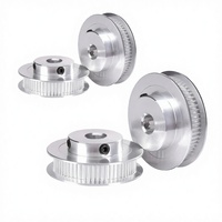 Poulie en aluminium Sy GT2, 80 dents, alésage intérieur 6/6,35/8/10/12/12,7 mm, largeur 6 mm, courroie de distribution 2GT, OEM pour imprimante 3D CNC