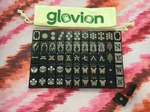 ชุดไพ่นกกระจอก Petal and Loom Ink 160 ชิ้น ทำจากอะคริลิกแบบอเมริกัน พร้อมแผ่นรอง Petal & Loom Mat - Product Image 2