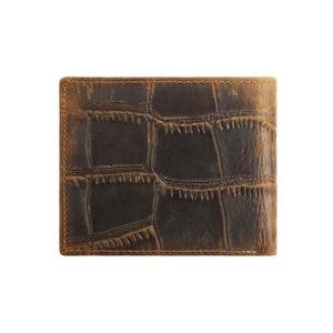 Andong Short <b>Wallet</b> Purse <b>for</b> <b>Men</b> Real Genuine Cow Leather Retro Fashion <b>Cool</b> Card Holders Crocodile Pattern Man <b>Wallets</b> - Product Image 2