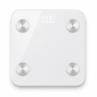 Balance numérique intelligente en gros, 14 métriques, haute précision, capteur G, verre trempé, écran LED, application Bluetooth, usage domestique