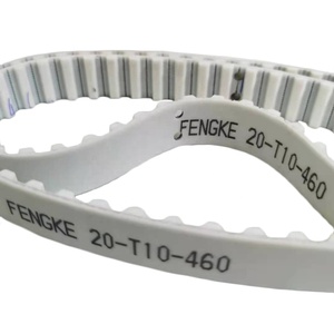 Courroie de synchronisation en PU, fabrication de trous spéciaux, sans couture blanche, PU, lm20t10-460 - Product Image 5