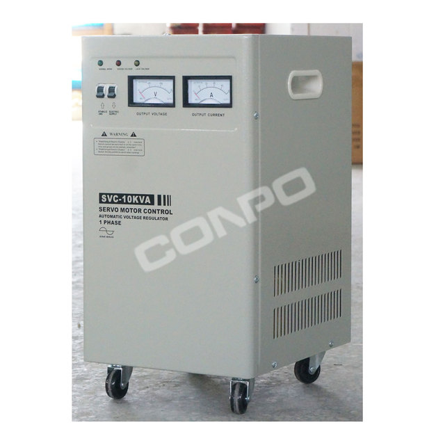 SVC-7.5KVA/10KVA Servomotor High Precision AC Automatic Voltage Stabilizer Regulator AVR Estabilizador De Voltaje 220/230V