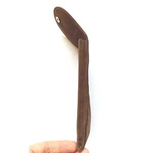 Yeni lüks tasarım özel logo baskılı küçük zarf flep kadife takı çantası süet parfüm torbalar Snap düğmesi ile - Product Image 5