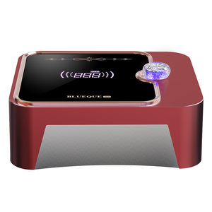 Lámpara de uñas LED UV recargable profesional, máquina de curado UV inalámbrica portátil con fondo de acero inoxidable extraíble para salón - Product Image 6