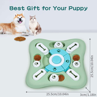 Nunbell – Jouet éducatif et durable pour animaux de compagnie, non toxique, classique et moderne, pour l'entraînement de l'IQ des chats et des chiens, en PP, pour friandises et puzzles à mâcher