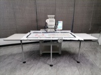 Máquina de Bordar de Alta Velocidad Modelo Popular Galaxy de 12/15 Agujas, de Una Sola Cabeza, para Lentejuelas y Cuentas, para Vestidos, Telas, con Software DAHAO