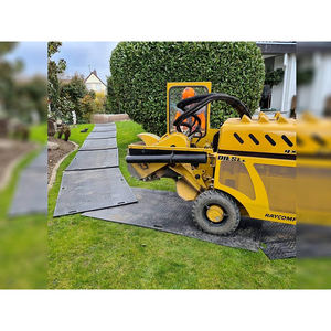 4x8 matras jalur HDPE lantai jalan Polyethylene sementara tikar pelindung tanah untuk peralatan berat lumpur tikar Tanah acara besar - Product Image 4