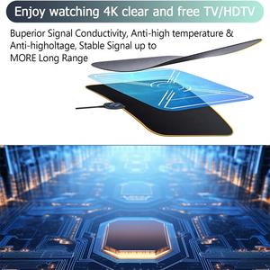 เสาอากาศทีวี DVB-T 4K <span class=keywords><strong>รับ</strong></span><span class=keywords><strong>สัญญาณ</strong></span><span class=keywords><strong>โทรทัศน์</strong></span>ฟรีเสาอากาศรับ<span class=keywords><strong>สัญญาณ</strong></span> HDTV ในร่มเสาอากาศดิจิตอล - Product Image 5