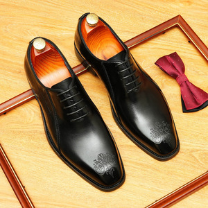 Nouvelles chaussures d'entraînement allemandes pour hommes en cuir véritable à lacets, chaussures plates bicolores blanches, baskets décontractées polyvalentes pour l'extérieur - Product Image 3