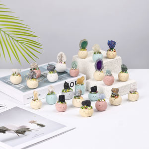 ขายส่งงานแกะสลักหินดิบคุณภาพสูงจาก Fanshi สำหรับตกแต่งบ้าน ของขวัญคริสต์มาสและฮาโลวีน - Product Image 1