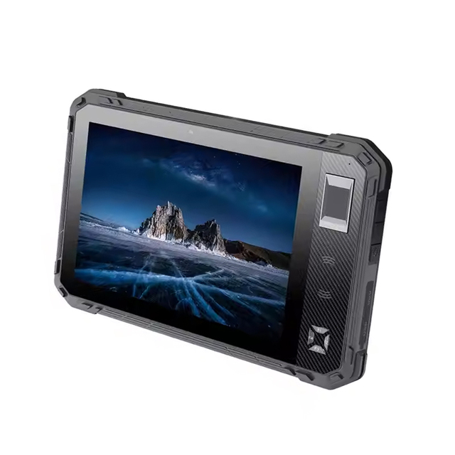 Wholesale 10inch Rugged Fingerprint Scanner Tablet Industrial Biometric Android Tablet with Barcode Scanner IC Card Reader
