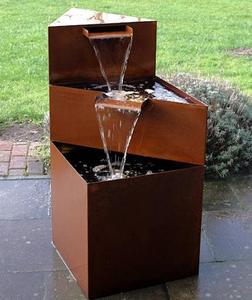 Adornos de Jardín, Fuente de Agua de Acero, Ideas para Fuentes de Agua, Fuente de Metal para Jardín - Product Image 4