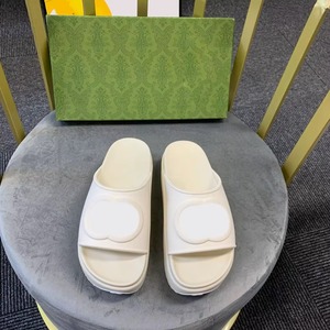 2026 New Retro Luxury Thick Sole Platform Slippers <b>for</b> Women Outdoor <b>Beach</b> Non-Slip Chunky Slide Fashion Unisex Couple <b>Shoes</b> - Product Image 1