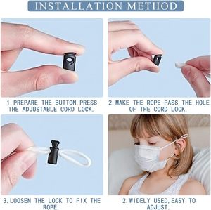 Pcs Styles Alloy <b>Toggle</b> Stoppers Single Double Hole Spring Loaded Stop Sliding Cord Fastener Locks <b>Buttons</b> For Backpacks Shoelac - Product Image 6