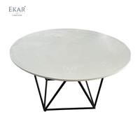 Table basse ronde moderne simple Mobilier de salon fonctionnel et élégant