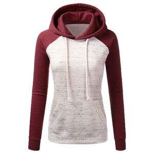 Sweat à capuche décontracté pour femme, personnalisable avec logo frontal, 100 % coton molletonné, respirant, séchage rapide, 300 g, sport - Product Image 1