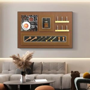 Pittura decorativa del caffè per il tempo libero dipinti pendenti moderni semplici dipinti personalizzati di alta qualità pittura decorazione della parete - Product Image 2