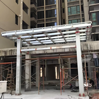 Revêtement architectural en aluminium massif pour mur de bâtiment commercial