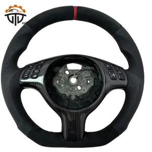 Replacement Racing Auto Parts for BMW E46 3 Series Real Carbon Fiber Steering Wheel